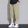 Pantalones cortos para hombre de verano de seda de hielo delgados rectos holgados de secado rápido casuales combinables para deporte