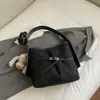 Bolsa Saco Personalizada, Simples e Fashion, Textura Casual, Bolsa de Novo Estilo, Bolsa de Ombro Transversal Feminina Outono e Inverno 2026