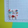 Divertida Serie de Gato Gatito Tenista Estilo Deportivo para Niña Accesorios de Material Flor para Zapatos de Agujero, Pasador DIY, Funda para Teléfono Móvil Lote