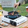 Cartucho de Gas Estufa Portátil para Cocina al Aire Libre, Picnic, Camping, Estufa de Casete a Prueba de Viento, Estufa de Gas Doméstica