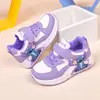 Zapatos para Niños Pequeños, Tenis de Caña Baja, Transpirables y Resistentes al Desgaste, Zapatos Blancos para Niñas, Zapatos Casuales para Niños Pequeños, Zapatos Planos de Dibujos Animados