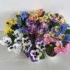 Flores Artificiales Premium Transfronterizas, Plantas en Maceta de Pensamientos, Flores Falsas, Orquídeas Phalaenopsis, Decoración Creativa para el Hogar, Flores de Seda para Bodas, Plantas Verdes al por Mayor