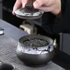 Arcilla Morada Zen Té Lata de Té Pequeña Lata de Almacenamiento de Té Caja para Té Tieguanyin Pu'Er Lata a Prueba de Humedad Tarro para Té Negro Logo