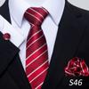 Nova gravata série listra oblíqua azul marinho moda geral masculina para negócios fabricantes de gravatas manuais atacado