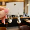 Pendientes de Aro Grandes de Perla Estilo Diosa, Pendientes de Aro Elegantes Exagerados con Estilo para Dama, Pendientes de Lujo Accesible con Diseño