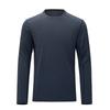 Camiseta Base de la Serie Rholt Marca Nido de Pájaro para Hombres y Mujeres con Bolsillo 3D Plastificado Manga Larga Estilo Montaña Cuello Redondo