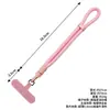 Lanyard para Teléfono con Hebilla Metálica Giratoria Hebilla Ajustable Correa de Mano de Color Sólido Correa de Muñeca Versátil