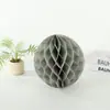 Bola de favo de mel de papel decoração pendurada para casamento festival pingente bola de papel flor de papel bola de papel várias cores em estoque bola de favo de mel atacado