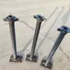 Varilla Roscada Hueca para Construcción Varilla de Soporte Superior Espiral Tornillo Superior Sólido Tubo de Acero Ajustable Soporte de Andamio Soporte de Aceite Soporte Superior