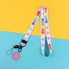 Lindo Cordón de Dibujos Animados para Pareja con Colgante Cuerda para Colgar al Cuello para Teléfono Móvil Apple Colgante Personalizado para Mujer Llavero Anti-Pérdida