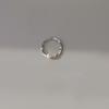Anillo de Plata Roto Perla Natural de Agua Dulce Anillo de Plata Roto Diseño Nicho Lujo Ligero Anillo de Alta Gama