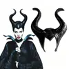 Diadema de Cuernos de Maléfica de Vinilo, Accesorio de Cosplay de Maléfica, Accesorio de Halloween