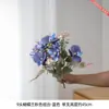 9 Orquídeas Phalaenopsis Artificiales en Colores Otoñales para Arreglo en Jarrón de Mesa para Sala de Estar, Decoración de Entrada, Ramo de Decoración para el Hogar