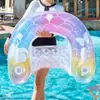 Suministro Transfronterizo de Modernas Esteras Flotantes con Forma de Lazo y Forma de U con Lentejuelas, Camas de Agua Inflables, Tumbonas de Piscina y Equipos de Juego Acuático