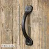 Manija de Puerta Vintage de Hierro Fundido Estilo Europeo para Patio Exterior Jardín Puerta de Madera Puerta de Gabinete Manija Decorativa de Arte de Hierro Pestillo