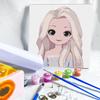 Pintura al Óleo Digital Educativa de Dibujos Animados para Niños DIY Pintada a Mano Colorear Graffiti Saludable y Ecológica Tamaño Pequeño Venta al por Mayor de Fábrica