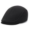 Gorro de Invierno para Hombre de Mediana Edad, para Exteriores, a Prueba de Frío, Forrado de Felpa, Engrosado, Gorro Avanzado, para Papá, Abuelo, Protección de Orejas, Pico de Pato, Gorro de Algodón
