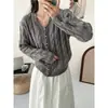 Cárdigan Chaqueta de Punto para Mujer Otoño 2025 Nuevo Estilo Estilo Coreano Ropa de Principios de Otoño Top Corto para Personas Pequeñas