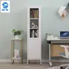 Mueble aparador moderno minimalista de acero blanco mueble alto estilo industrial cómoda armario de balcón armario para ventanal bajo mueble mueble de almacenamiento