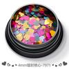 Venta al por mayor transfronteriza de lentejuelas de 4 mm para decoración de uñas, joyas, brillo láser, slime, esmalte de uñas, pegamento, materiales hechos a mano para bricolaje