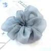 Estilo Nuevo Coreano Super Grande Elegante Versátil Plegado Color Sólido Anillo para el Pelo de Bol Grande Joyería de Anillo para el Pelo de Niñas
