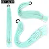 Coleta Gradiente de Siete Colores Coleta Trenza Pequeña Trenza de Color Sucio Coleta Tocado Personalizado Hip Hop Trenza de Tres Hilos
