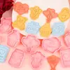 Serie Día de San Valentín Una Flecha Perforando el Corazón Molde para Galletas Alas Corazón de Amor Molde para Galletas de Dibujos Animados 3D Impresión de Simulación DIY