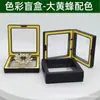 Caja transparente de suspensión de PE para joyería, caja de almacenamiento de joyas, caja de embalaje para anillos, collares, joyas, caja de cajón para regalos, venta al por mayor