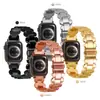 Adecuado para Apple Watch 789 Generación S10 Ultra Correa de Apple Watch Cadena de Acero Metálico Falda Joyería Pulsera