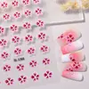 Adesivos de Unha Flor de Cinco Pétalas Frescos e Simples 5D Em relevo Tridimensional Versátil Flor Artigos para Decoração de Unhas DIY Estilo Sl