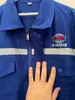 Traje de Ropa de Trabajo de Manga Larga con Tira Reflectante y Logotipo Personalizado para Hombre, Soldadura, Algodón Puro, Ropa de Protección Laboral para Taller de Fábrica, Ropa para Reparación de Automóviles