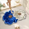Tapetes de Banheiro de Lama Diatomácea Estilo Seda Transfronteiriços, Capachos Decorativos de Alta Qualidade para Uso Doméstico, Tapetes de Banheiro Antiderrapantes, Dropshipping