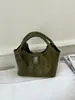 Bolso de mano vintage texturizado de nicho, bolso tote pequeño para mujer, nuevo modelo 2026, bolso tipo cubo simple, bolso de bandolera de moda