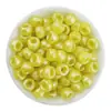 Cuentas de Barril 6*9mm Efecto Perlado Pony Beads Agujero Grande Trenza de Cabello Sucio Cuentas Trenzadas Pulsera de Cuentas Sueltas Accesorios para Joyería DIY