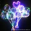 Globos de Bola Bobo Brillantes, Artículos Populares de Vendedores Ambulantes, Globos de Confesión de Celebridades de Internet, Bolas de Luz de Helio Transparentes con Luces de Cadena LED de 18 pulgadas