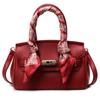 Estilo Elegante Suave Estilo Simple Lujo Ligero Bolso Platino Portátil para Mujer Viajera al Trabajo de Alta Gama Combinable Bolso Bandolera