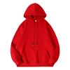 Moletom com Capuz Esportivo de Algodão Puro Estampado Personalizado Outono e Inverno Roupas de Trabalho Jaqueta de Manga Longa Uniforme de Classe Moletom com Forro de Lã para Homens