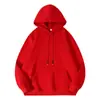 Nueva sudadera con capucha gruesa de forro polar de peso pesado transfronteriza de 360 g, color liso, unisex, serie de colores caramelo, versátil