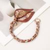 Cadena para bolso, cadena decorativa, bolso de mano para mujer con accesorios, bolso de compra individual, correa para el hombro, bufanda de seda tejida, bolso de repuesto para colgar debajo del brazo.