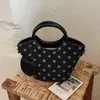 Bolso de Mano, Bolso de Hombro, Bolso Cruzado de Lunares de Moda 2026 Transfronterizo para Mujer, Bolso Cubo Casual de Alta Gama con Estilo