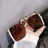 Gafas de sol cuadradas de marco grande de moda, versión coreana 2022, de alta definición para mujeres con caras grandes, protección solar, para conducir, fotografía callejera