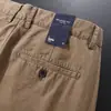 Calça Casual Masculina Fina para Primavera e Verão Tecnologia de Lavagem e Encolhimento Resistente ao Desgaste Versátil Reta Solta Calça Masculina