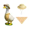 Fantasia Ganso de Varanda: Conjunto Decorativo Peculiar de Gansos para Exteriores para Férias no Campo e Decorações de Varanda