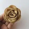 Broche de Rosa Vestido Flor Hecho a Mano Tridimensional Tela Accesorios de Ropa Profesionales Ramillete Flor para la Cabeza Nueva