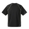 2026 Estilo Americano Alta Qualidade Moda Masculina Personalizada Estampada Regular Gola Redonda Pulôver Cor Sólida Camiseta Fornecimento Atacado 67