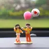 Comercio Electrónico Transfronterizo Adornos Lindos de Pareja para la Consola Central del Coche Muñeco Descompresor Creativo para Coche Decoración de Coche Venta al por Mayor