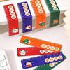 Regla Marcador Magnético Plegable Dibujo Animado Lindo Estudiante Regla de Medición Papelería Color Clip Plegable para Páginas de Libros
