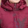 Ropa de invierno para abuelas mayores, chaqueta corta con capucha para señoras mayores, chaqueta cálida de algodón acolchado para madres, chaqueta de plumón de pato blanco.