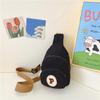 Nueva moda infantil bolsa de pecho para niños y niñas bebé divertida tendencia bandolera espalda moda madre e hijo bolsa estampada venta al por mayor