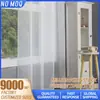 Cortinas de Tela Semi-Transparente de Hilo Dolly Más Vendidas de Amazon, Sencillas y de Lujo, con Barra y Diseño Perforado